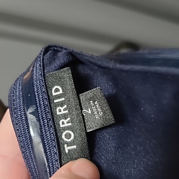 Torrid Navy Floral Halter Top - Picture 5 of 5